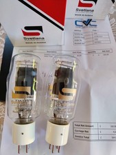 Coppia di valvole/tubi Svetlana SV811-3 nuovi con scatola