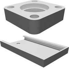 Adattatore lampada fessura - adattatore, a