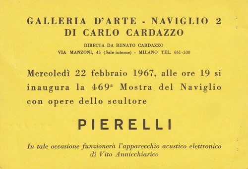 Cartolina invito mostra - cartolina/invito,