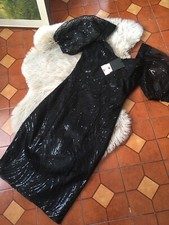 Abito Nero In Pailletes Di