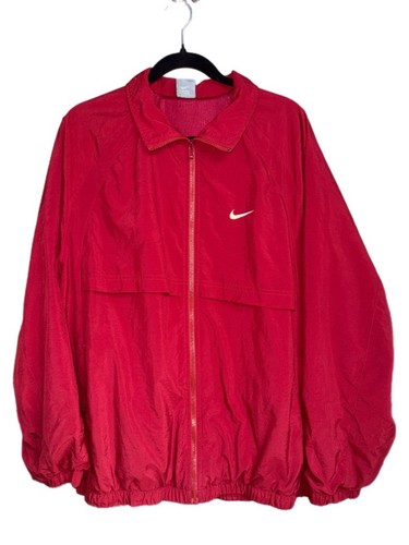 Nike giacca vento rossa - giacca, a