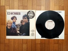 U2 OCTOBER LP - L 37670 - 1st Australian press with rare hype sticker