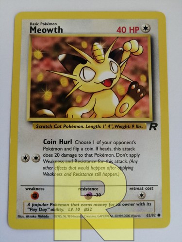 Meowth rocket 82 - ®, 62/82