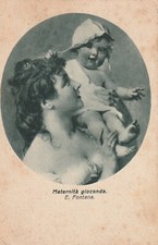 C4 - Cp Cartolina E. FONTANA : Maternita Gioconda - Fp Nvg