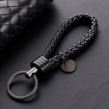Black Car Keychain Leather