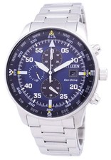 Citizen Aviator Chronograph Compass Blue Dial Eco-Drive CA0690-88L Mens Watch