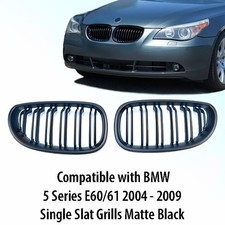 Single Slat Grills Matte Black