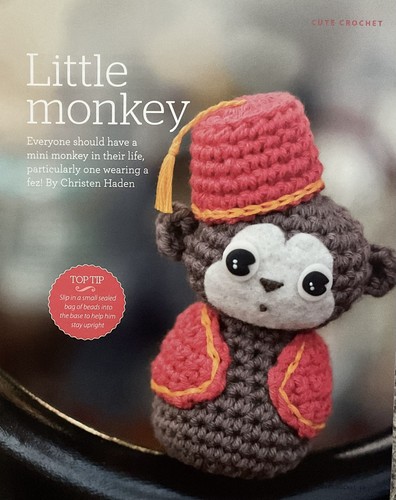 Mini scimmia amigurumi modello