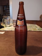 BOTTIGLIA FANTA ARANCIATA MARCHIO REG. 1 LT. SUPER FAMILIARE ANNI '60 VINTAGE