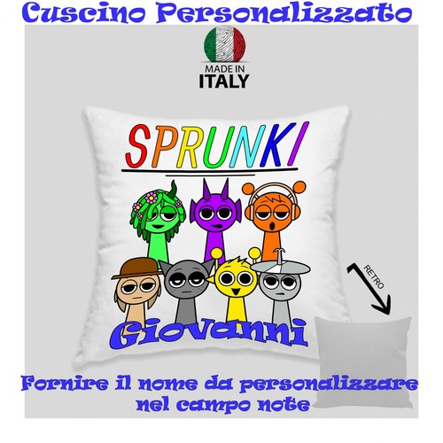 Sprunki cuscino personalizzato - sprunki,