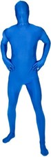 Costume morphsuit blu adulto - morphsuit,