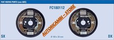FC180112 KIT GANASCE FRENO COMPLETO FIAT PUNTO II CON ABS 1.2 8V 16V METANO