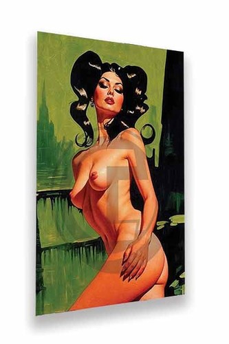 Jeune femme brune - , nue