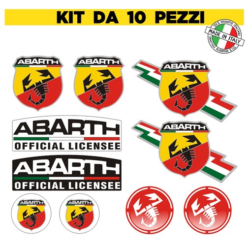 Stock kit adesivi abarth - 5,