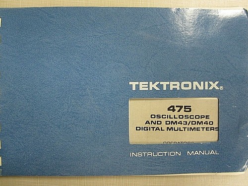 Tektronix 475 oscilloscopio - tektronix,
