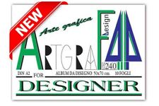 Album Artgraf Liscio F4 50 x 70 cm 10 fogli 240 gr.