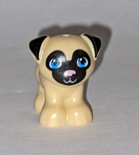 Lego tan pug dog puppy - lego,