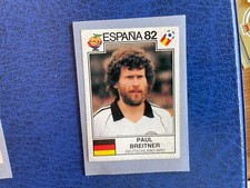 PANINI ESPANA 82 DEUTSCHLAND BRD BREITNER N 121 RECUPERATA/REMOVED