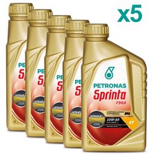 Olio Motore 4 Tempi 4T Sintetico PETRONAS Sprinta F900 10W-50 Kit 5x 1L