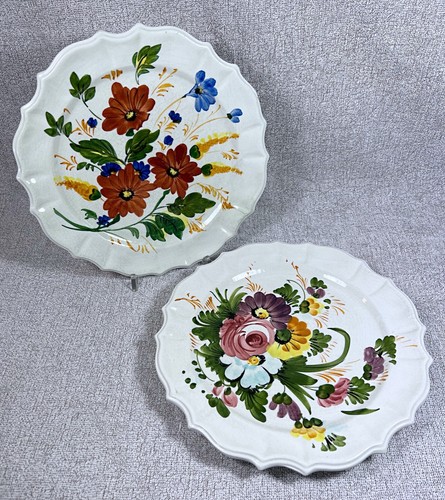 Coppia piatti ceramica - in,