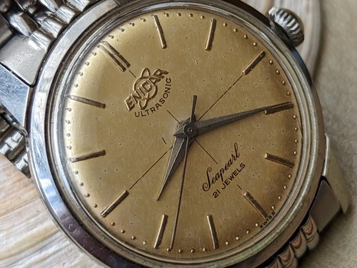 Vintage enicar seapearl con - enicar,