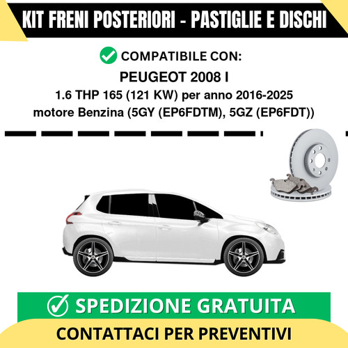 Kit freni posteriori per - freni,