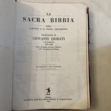 LA SACRA BIBBIA Antico e Nuovo Testamento GIOVANNI DIODATI