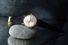 DRESSLER NEW OLD STOCK "ULTRA THIN" MEN'S VINTAGE DRESS WATCH 34MM VERY ELEGANT