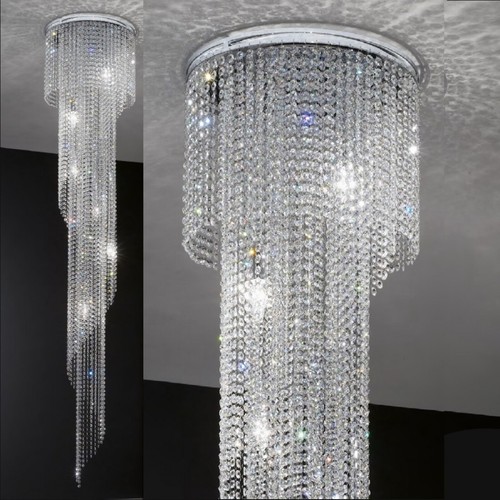 Lampadario cristallo luci - lampadario,