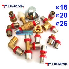 Raccordi Multistrato a Pressare per Tubo Pinzare TH Gomito Valvola Tappo TIEMME