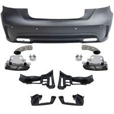 Paraurti Posteriore AMG Mercedes Classe A W176 ABS + Terminali Dal 2012 al 2018