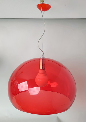 Lampadario kartell rosso - lampadario, fl/y