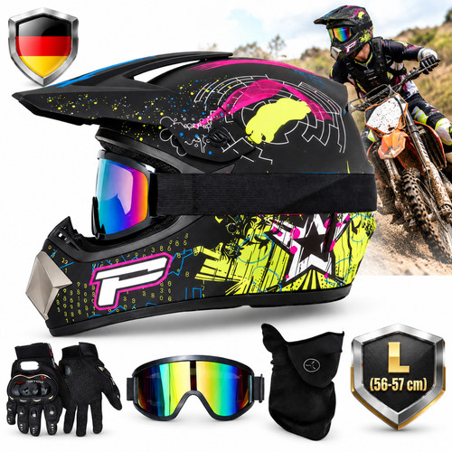 Casco cross con - casco,