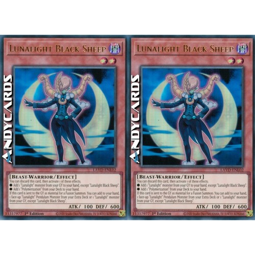 Lunalight black sheep - sheep, 2x