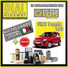 Kit Tagliando FILTRI 3Pz FIAT PANDA MY.2011 1.2 GPL/LPG  51Kw 69 Hp  + OMAGGIO