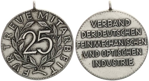 Medaglia germania senza - medaglia, anno