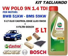 KIT TAGLIANDO VW POLO 9N 1.4 1400 TDI motore BWB 51KW - BMS 59KW