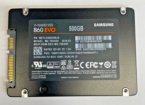 Samsung ssd sata 860 evo - 2,5",