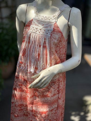 Maxi abito boho zara nuovo - boho, m