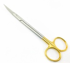 Forbici curve 14 cm punta/punta METALLO DURO TC