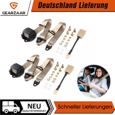 2x 3 Punti Cintura Automatica Cintura di Sicurezza Universale Frusta con Prova E