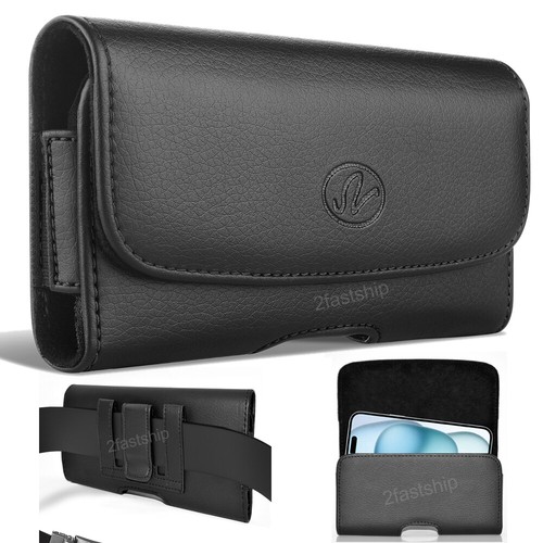 Custodia pelle con clip - in,