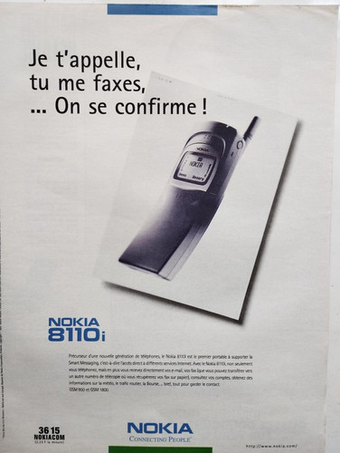 Pubblicità stampa telefono