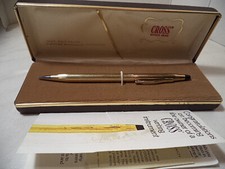 PENNA CROSS PENCIL MADE IN USA VINTAGE ANNI 80  PLACCATA ORO USATA