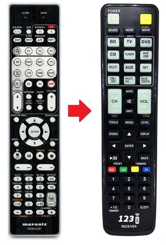 Telecomando ricambio per - di,
