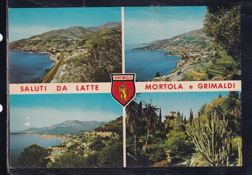 Cartolina saluti latte - saluti,