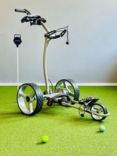Trolley Elettrico da Golf CADDYONE 610 con Batteria al Litio e Accessori, Argento