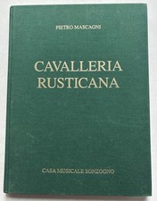 Pietro Mascagni : Cavalleria Rusticana Italian Piano Vocal Score Hardcover