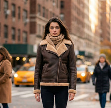 Giacca donna pelle shearling