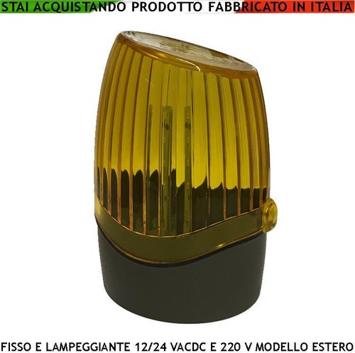 Lampeggiante luce fissa 12 - lampeggiante,